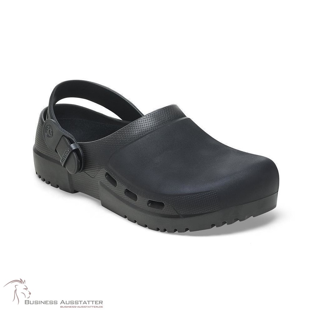 Birkenstock PU Clogs Blau Birki Air antistatik Obermaterial Polyureth